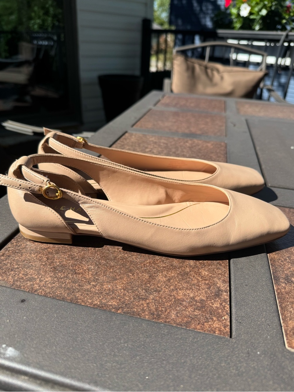 Cole Haan Women’s Slingback Ballet Flats in Nude